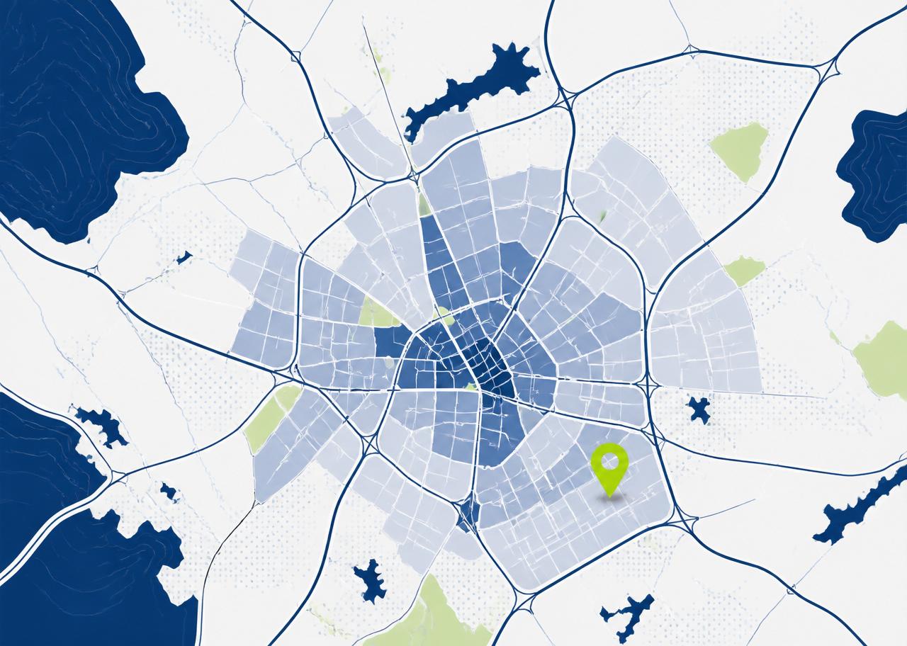 Mapa de zonas de servicio KUBI-K en San Luis Potosí